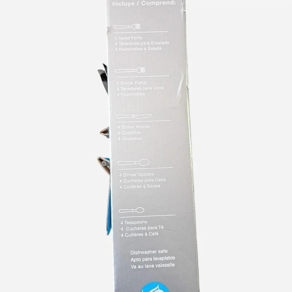 Gibson Everyday 20 Piece Stainless Steel Flatware Set New In Box
